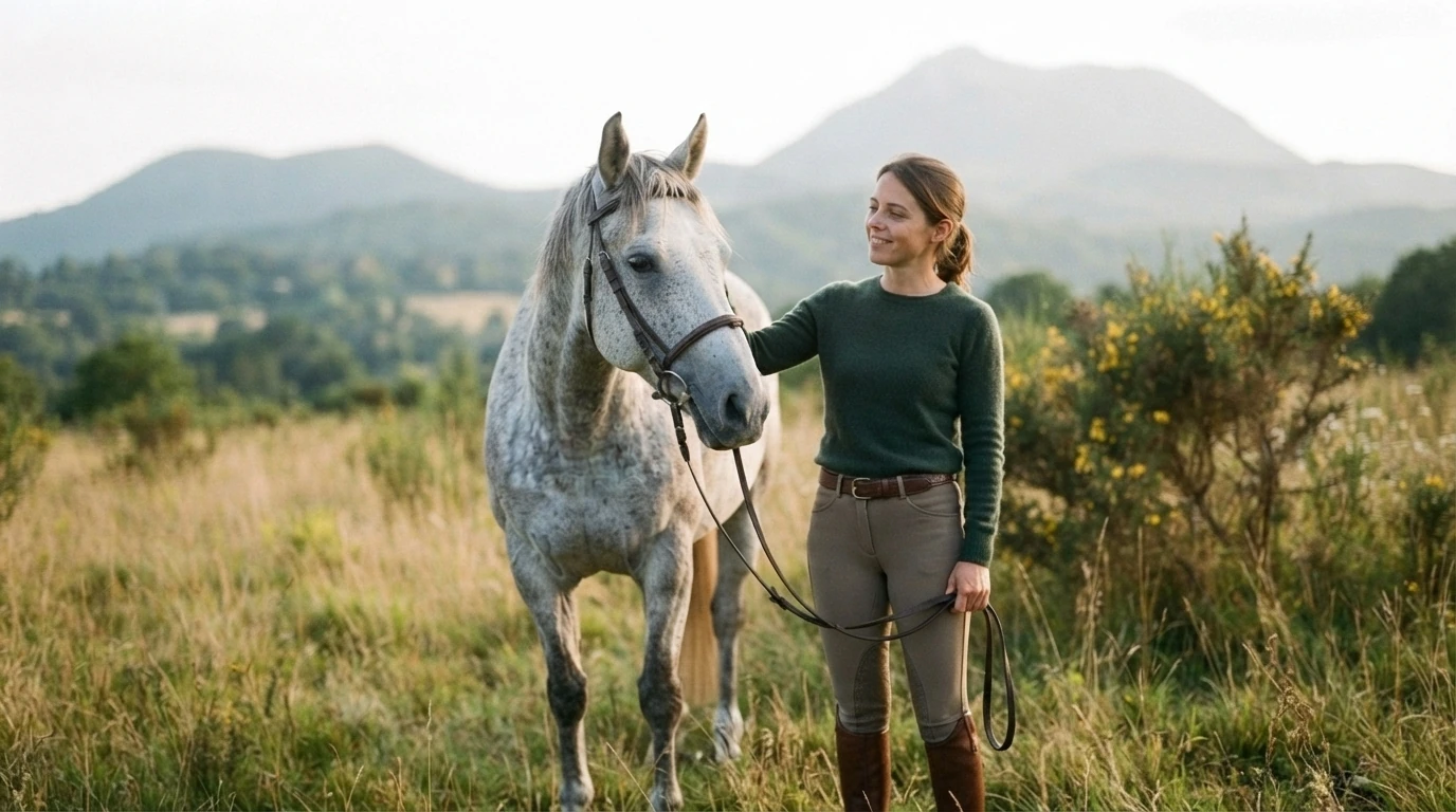 Cours d'équitation à Clerlande, Puy-de-Dôme